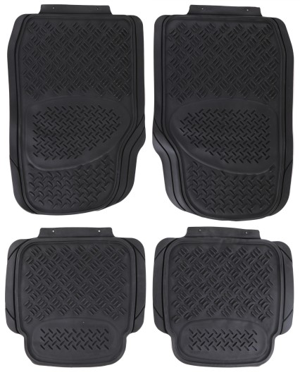 Univerzální gumové autokoberce CAR MAT UNI SET 3, komplet, 4ks