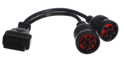 OBD-II redukce 9-pin J1939 a 6-pin J1708 MECHANIC CABLE 8