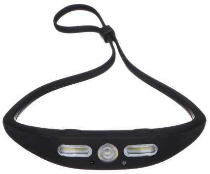 Čelovka s gumovým páskem a senzorem HEADLAMP SENSOR 1, 160 lm, XPG LED, COB, USB