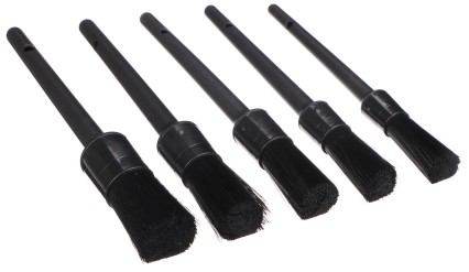 Sada tvrdých precizních štětců pro čištění auta CAR DETAILING BRUSH 5 HARD, 5ks