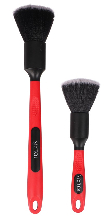 Sada precizních štětců pro čištění auta s ergo rukojetí CAR DETAILING BRUSH 2 PRO, 2ks