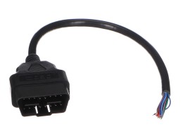 OBD-II prodlužovací kabel samec s 16 piny ukončený 30cm kabely MECHANIC CABLE 28