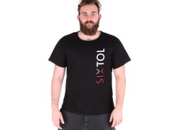 Tričko pánské T-SHIRT, černá, velikost XL, 100% bavlna