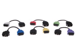 Kompletní sada OBD-II redukcí FiatECUScan pro osobní auta MECHANIC CABLE SET 3, 6ks