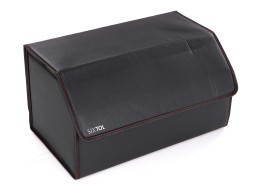 Organizér do kufru auta CAR COMPACT LEATHER L, 2 přihrádky, skládací, s víkem