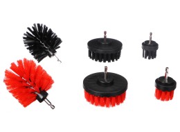 Sada kartáčů na vrtačku pro čištění auta CAR DETAILING DRILL BRUSH 6, 6ks