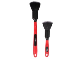 Sada precizních štětců pro čištění auta s ergo rukojetí CAR DETAILING BRUSH 2 PRO, 2ks